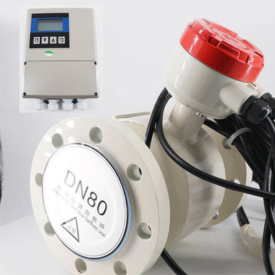 Máy đo lưu lượng nước thải điện từ chèn Dn1600 2 inch 4800e Carbon