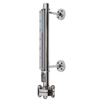 Máy đo mức chất lỏng từ tính PTFE chống ăn mòn dòng UHC với công tắc giới hạn
